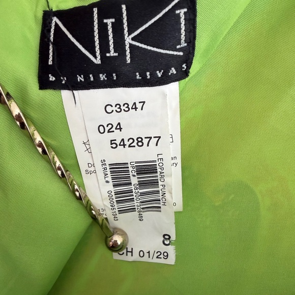 Niki by Niki Livas 100% Silk Y2K Beaded Gown – Halter Prom Gala Dress – XS - Picture 7 of 8